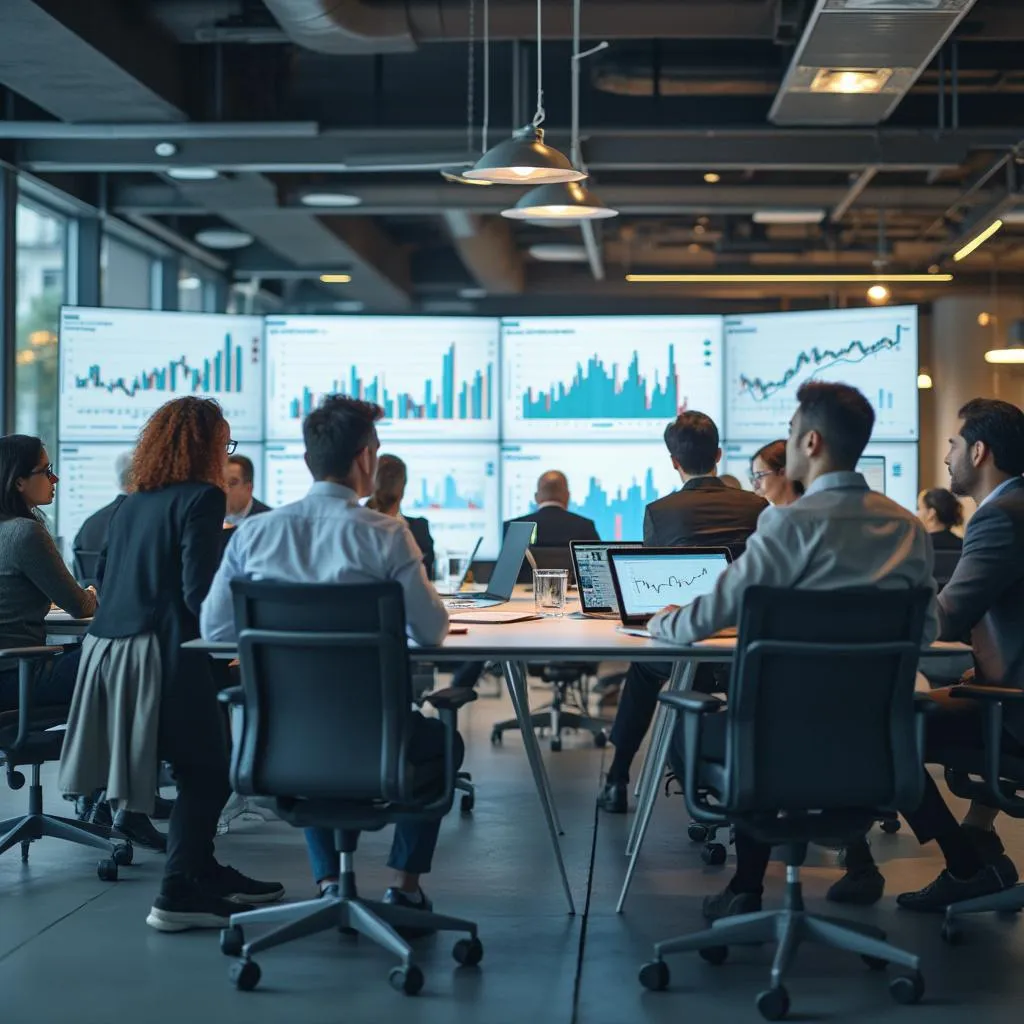 Equipo experto analizando datos de inversión